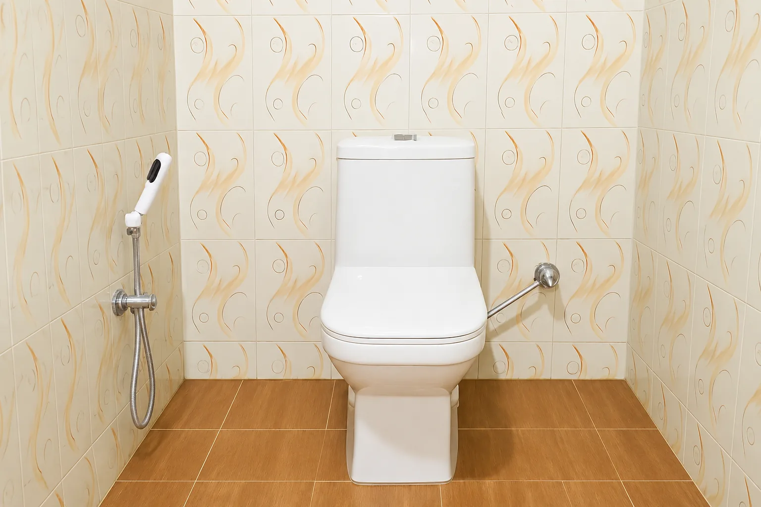 The Upper Room second bathroom and toilet with bucket-bathing facility in Avadi